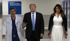 Tuerie en Floride: Trump à l'hôpital pour rencontrer des blessés