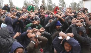 Libye: des migrants manifestent contre leur détention