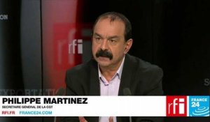 Philippe Martinez: «Il y a un devoir d'accueil, d'accueillir dignement ces migrants»