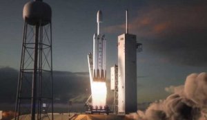 Falcon Heavy, le lanceur lourd de SpaceX se prépare pour son premier vol