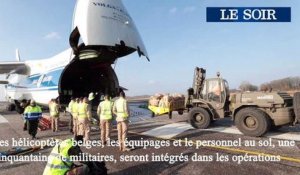 Départ des hélicoptères NH90 vers le Mali