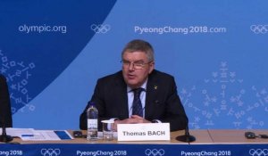 JO-2018: Bach s'attend à un début des Jeux "rempli d'émotion"