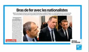 Corse : "Bras de fer avec les nationalistes"