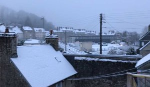 La neige fait son apparition dans le Bocage 