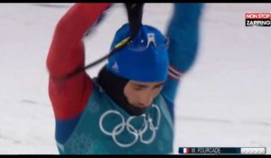 JO 2018 : Martin Fourcade à nouveau médaillé d'or en biathlon (vidéo)