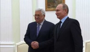Moscou: Poutine reçoit le président palestinien Mahmoud Abbas