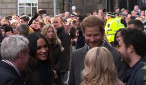 Le prince Harry et sa fiancée Meghan en visite à Edimbourg