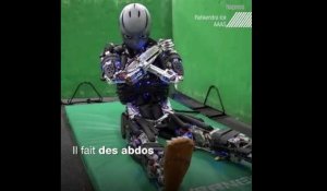 Kengoro, le robot ultra-perfectionné qui transpire quand il fait des pompes