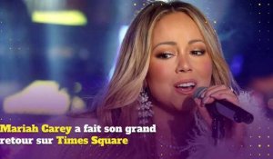 Mariah Carey a fait son grand retour sur Times Square