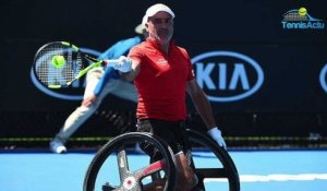 Open d'Australie ParaTennis 2018 - Stéphane Houdet en finale du simple en Tennis Fauteuil et en double avec Nicolas Peifer