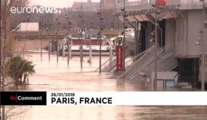 A Paris, une crue spectaculaire mais moins importante que redouté