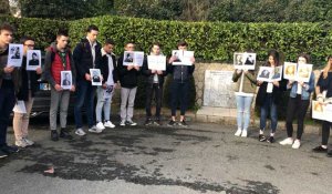 Hommage de lycéens de Renaudeau, Stèle des familles juives