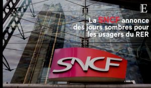 La SNCF annonce des jours sombres pour les usagers du RER