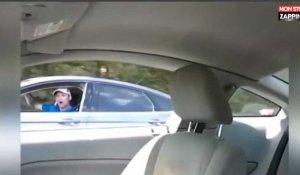 Pour calmer un conducteur énervé, cet homme a une solution choc (vidéo)