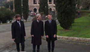 Macron à Rome pour évoquer migrations et avenir de l'Europe (2)