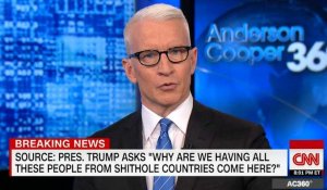 Les journalistes américains montent au créneau après le "pays de merde" de Trump