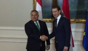 Le chancelier autrichien accueille le Premier ministre hongrois