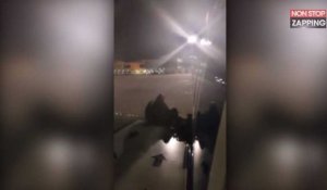 Un passager de Ryanair impatient s'installe sur l'aile de son avion (Vidéo)