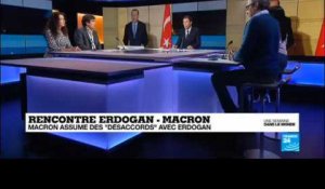 Rencontre entre Emmanuel Macron et Recep Tayyip Erdogan, le président français assume des désaccords avec son homologue turc