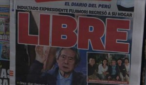 Pérou: réactions mitigées sur la sortie de Fujimori