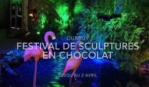 Durbuy: un salon de sculptures en chocolat