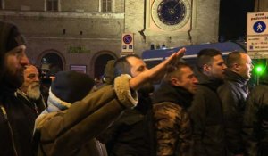 Italie: heurts à Macerata entre extrême droite et forces de l'or