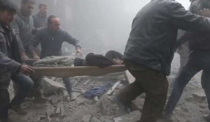 Syrie: l'armée bombarde un fief rebelle, plus de 220 civils tués