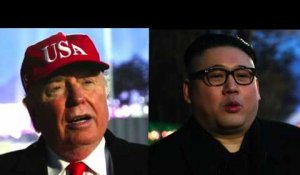 JO-2018:Trump et Kim absents, des imitateurs prennent leur place
