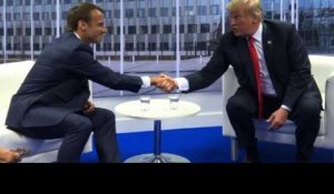 Rencontre entre Macron et Trump en marge du sommet de l'Otan