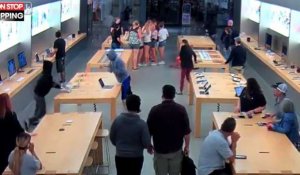Etats-Unis : 4 voleurs dévalisent un Apple Store en quelques secondes (vidéo) 