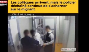 Tribunal de Paris : Un policier s'acharne violemment sur un détenu menotté, la vidéo choc