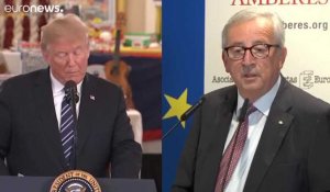 Trump - Juncker : rencontre tendue