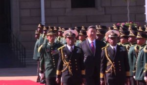 Xi Jinping en visite officielle en Afrique du Sud