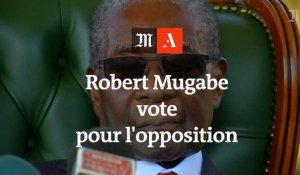 Robert Mugabe vote...pour l'opposition à la présidentielle