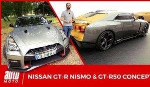 Nissan GT-R Nismo et GT-R50 Italdesign 2018 - TEST + PRESENTATION : avis aux gamers