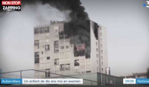 Incendie à Aubervilliers : La mise en examen d'un enfant de 10 ans fait polémique (vidéo) 
