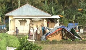 Lombok: les déplacés vivent dans des abris temporaires