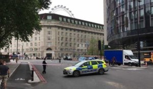 Voiture contre le Parlement à Londres: zone bouclée