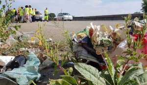 Strasbourg: Près de 30 tonnes de déchets collectées sur les autoroutes