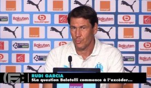 Garcia excédé par la question Balotelli