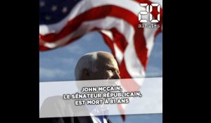  John McCain, le sénateur républicain, est mort à 81 ans