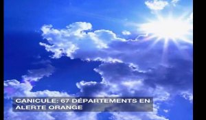 Soixante-six départements placés en vigilance orange canicule