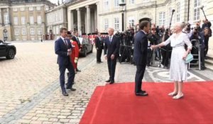 Danemark: le couple Macron reçu au palais d'Amalienborg