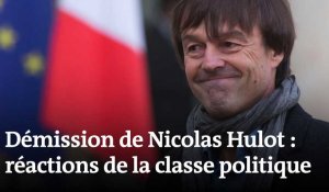 Démission de Nicolas Hulot : la classe politique réagit