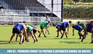 Pro D2 : Provence Rugby se prépare à affronter Bourg-en-Bresse