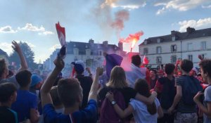 Après le coup de sifflet final, l'explosion de joie