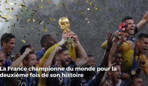 France-Croatie : 4-2 - Les bleus sont Champions du Monde