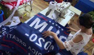 Guerre commerciale ou pas, la Chine vend des drapeaux américains