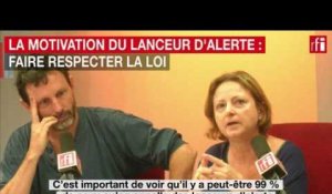 La motivation du lanceur d'alerte : faire respecter la loi