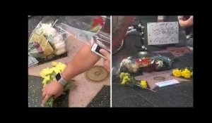 Mort d'Aretha Franklin: Les fans viennent fleurir son étoile sur Hollywood Boulevard